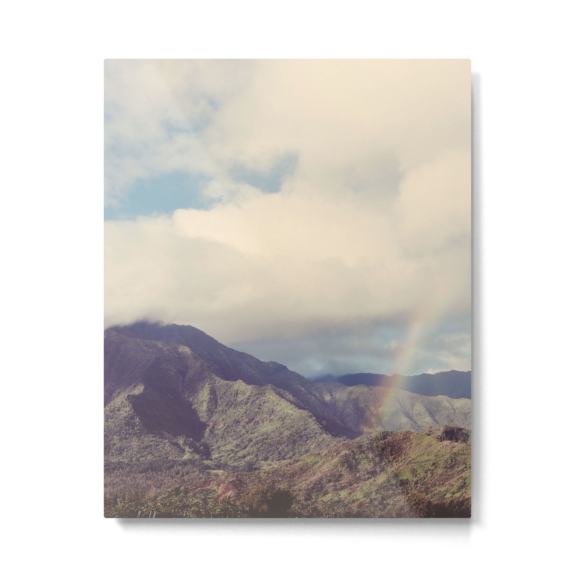 Kauai Rainbow - Hawaii Nature, Landscape Photography Metal Print Gallery Image 4
