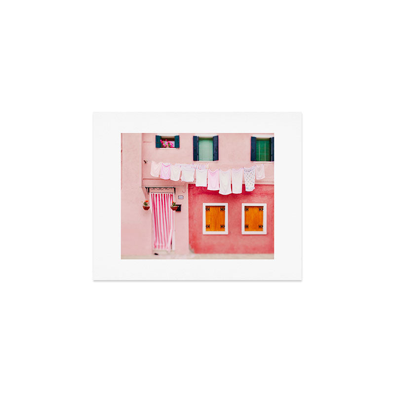 Laundry Day in Burano Italy Art Print Gallery Image 1