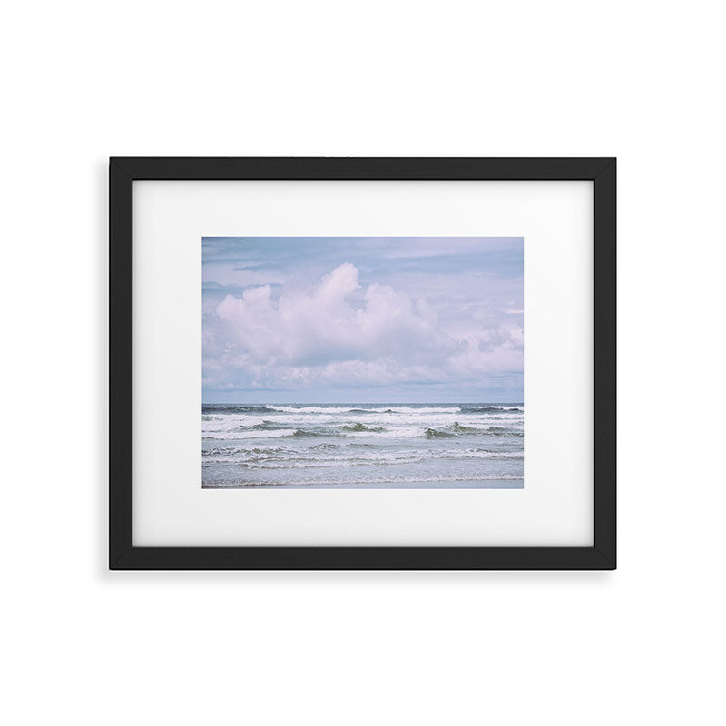 Lilac Sea - Ocean Landscape, Nature Photography Framed Art Print Gallery Image 5