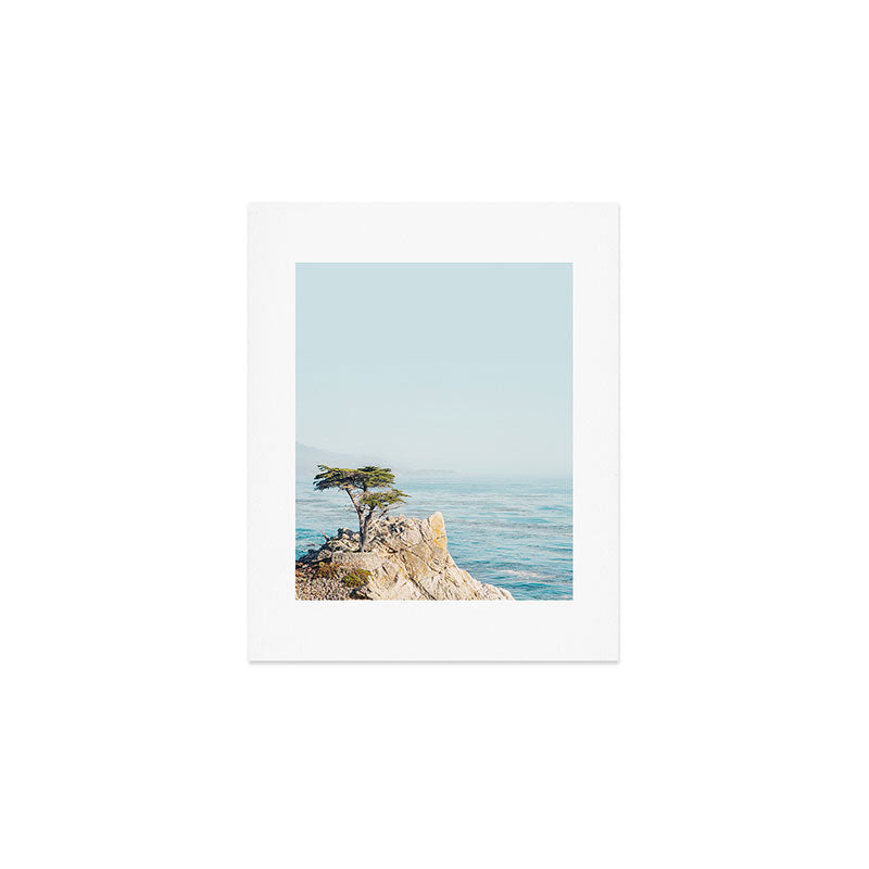 Lone Cypress Tree - Coastal California Landscape Photography Art Print Gallery Image 1