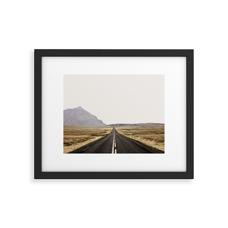 Lost Highway - Iceland Landscape, Travel Photography Framed Art Print Gallery Image 6