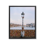 Love Locks - Paris Photography Framed Canvas Print Gallery Image 6
