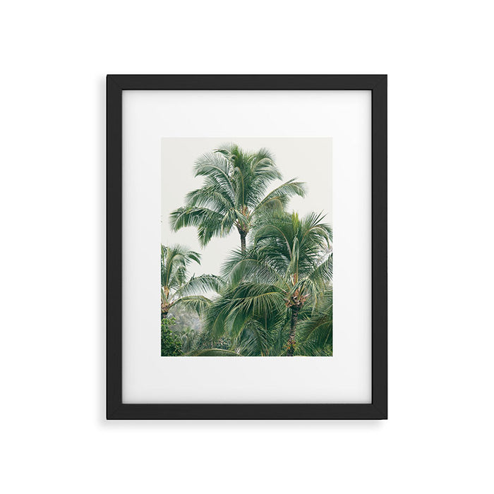 Lush Palm Trees Framed Art Print Gallery Image 1