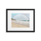 Malibu Beach Rainbow Framed Art Print Gallery Image 5