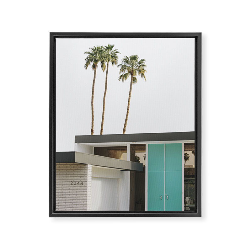 Mid Century Modern Architecture Photography - Palm Springs Framed Canvas Print Gallery Image 6