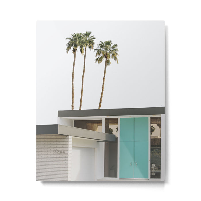 Mid Century Modern Architecture Photography - Palm Springs Metal Print Gallery Image 1