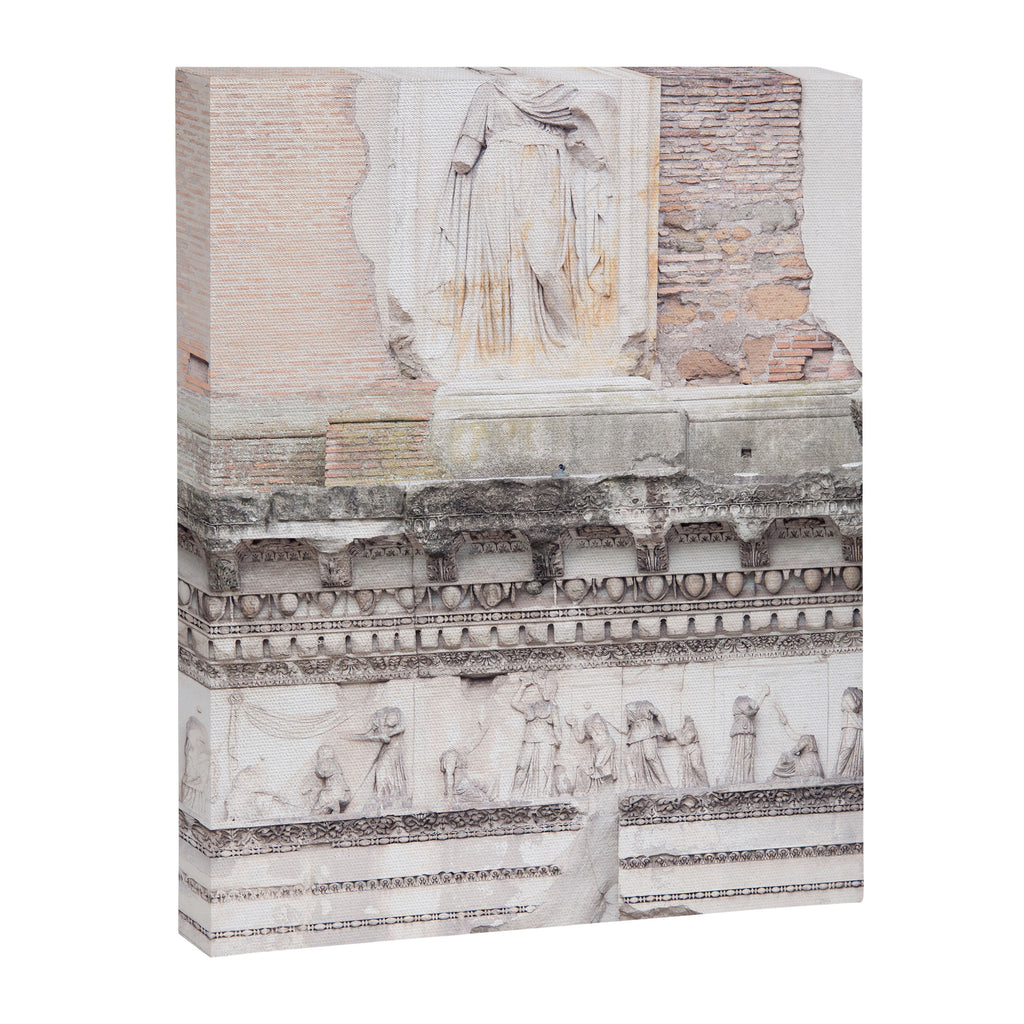 Minerva Temple - Rome Forum Architecture Photography Canvas Print Gallery Image 6