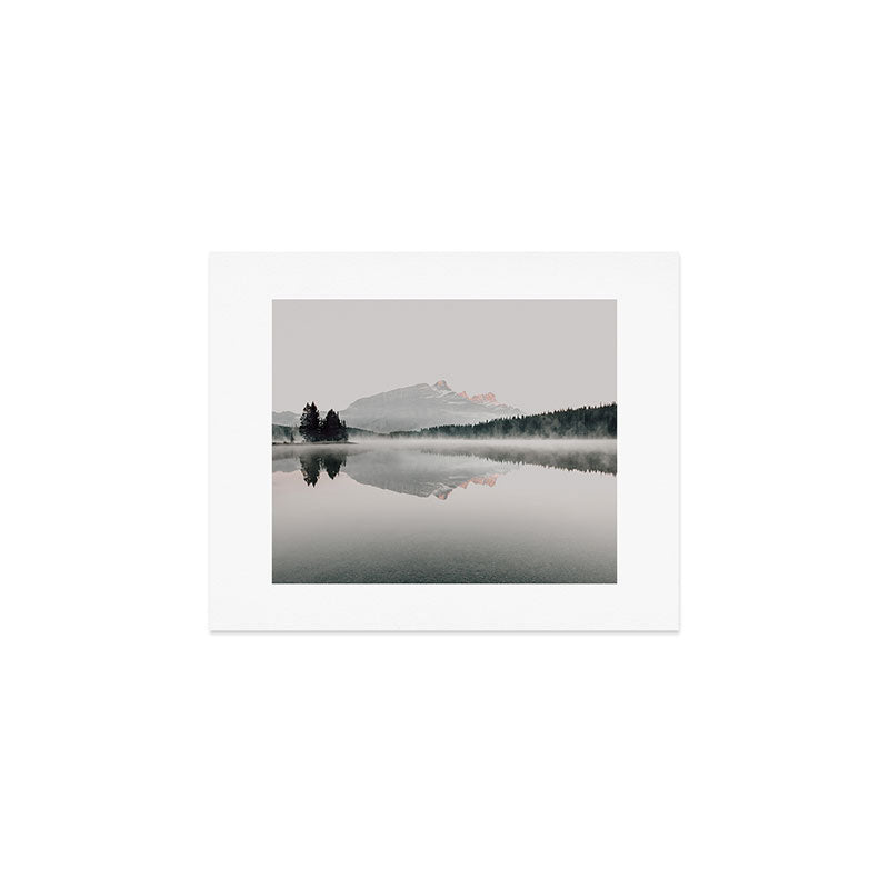 Misty Lake Art Print Gallery Image 1