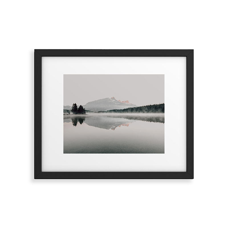 Misty Lake Framed Art Print Gallery Image 5