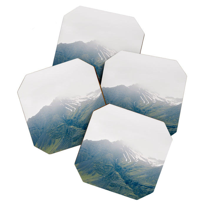 Misty Mountain, Iceland Landscape Photography Coaster Gallery Image 1