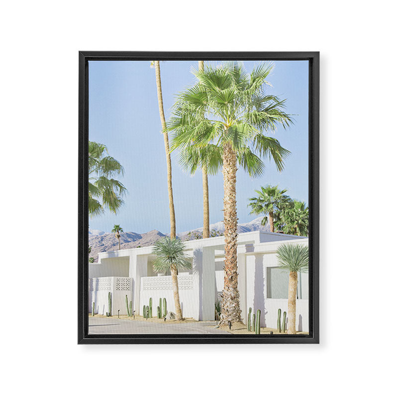 Modernist Desert, Palm Springs Framed Canvas Print Gallery Image 6