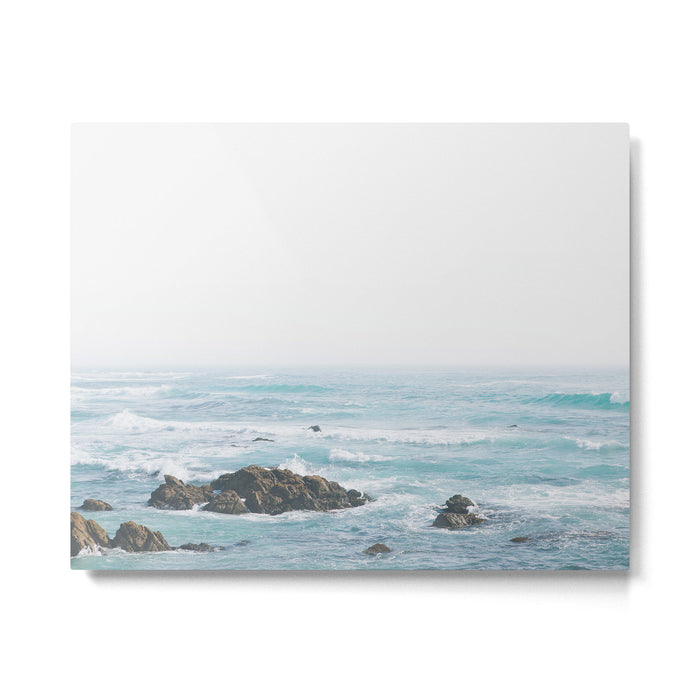 Monterey Coast - Minimalist Ocean Photography Metal Print Gallery Image 1