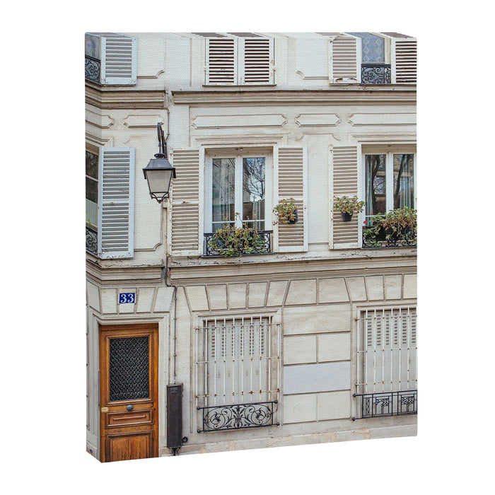 Montmartre Charm - Paris Travel Photography Canvas Print Gallery Image 1
