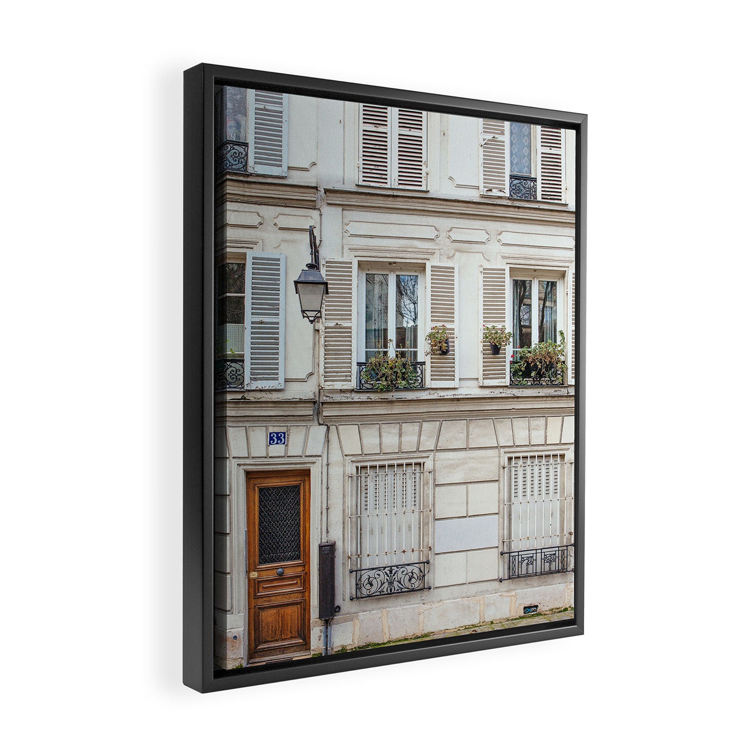Montmartre Charm - Paris Travel Photography Framed Canvas Print Gallery Image 2