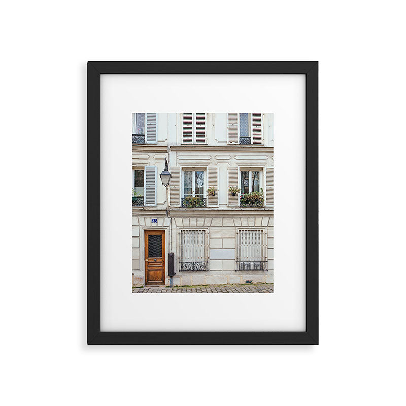 Montmartre Charm - Paris Travel Photography Framed Art Print Gallery Image 5