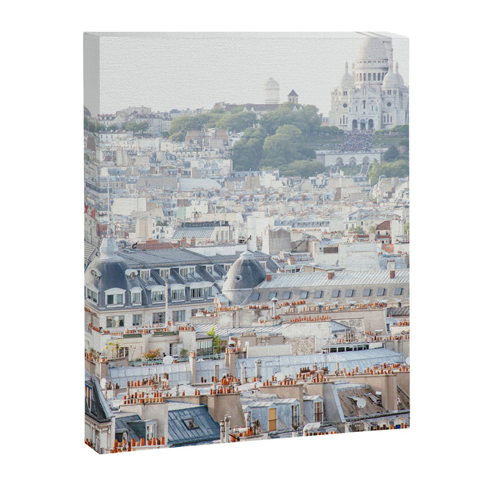 Montmartre Sacre Coeur - Paris Travel Photography Canvas Print Gallery Image 1