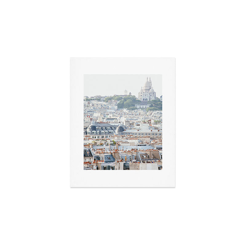 Montmartre Sacre Coeur - Paris Travel Photography Art Print Gallery Image 1