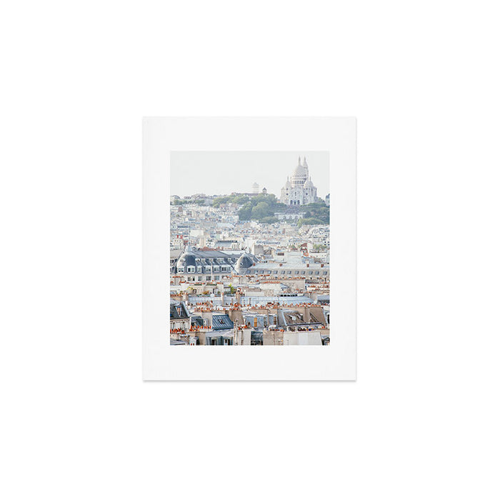 Montmartre Sacre Coeur - Paris Travel Photography Art Print Gallery Image 1