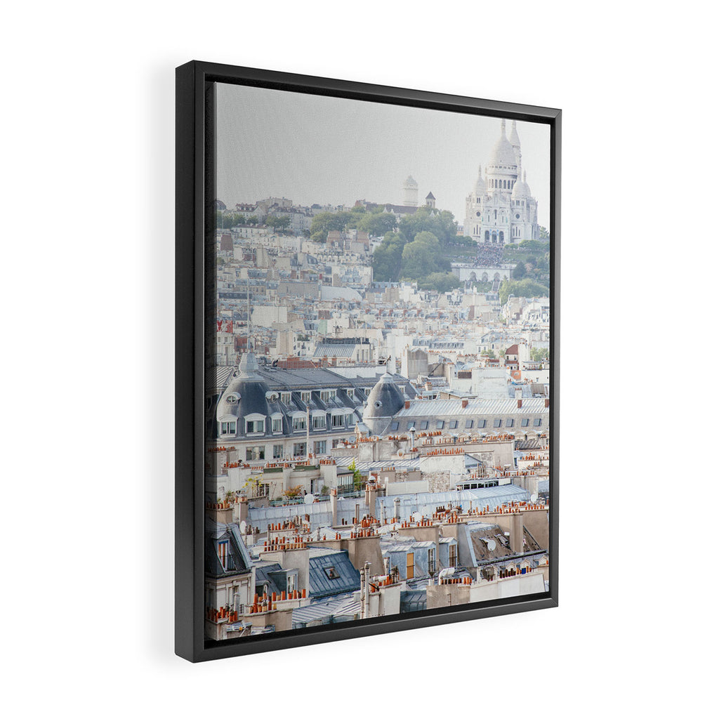 Montmartre Sacre Coeur - Paris Travel Photography Framed Canvas Print Gallery Image 2