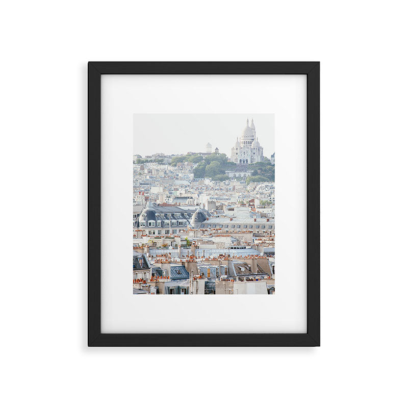 Montmartre Sacre Coeur - Paris Travel Photography Framed Art Print Gallery Image 5