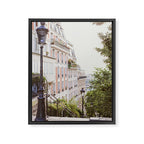 Montmartre Stairs - Paris Travel Photography Framed Canvas Print Gallery Image 6