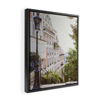Montmartre Stairs - Paris Travel Photography Framed Canvas Print Gallery Image 2