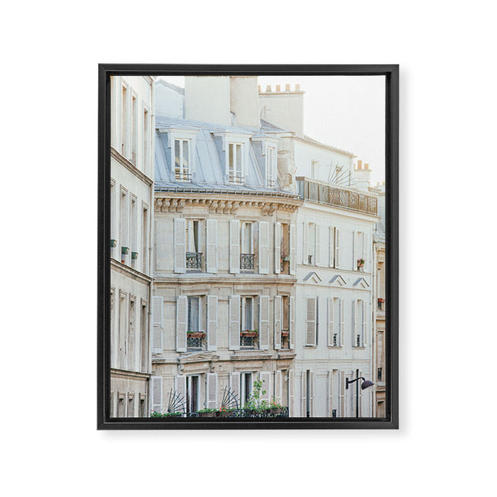 Montmartre Sunrise - Paris Travel Photography Framed Canvas Print Gallery Image 1