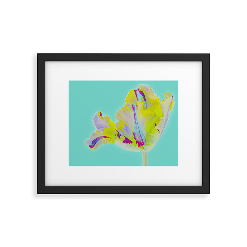 Neon Tulip Framed Art Print Gallery Image 5