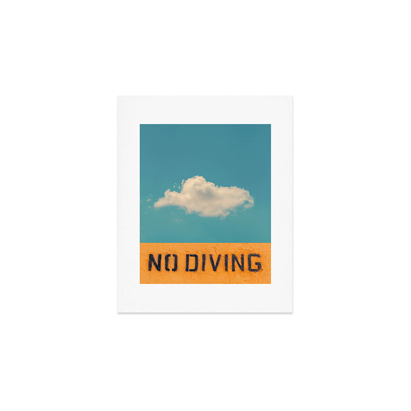 No Diving Art Print Gallery Image 1