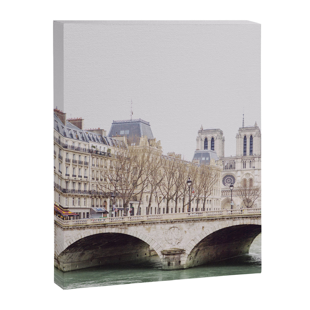 Notre Dame Cathedral on the Seine - Travel Photography, Paris  Canvas Print Gallery Image 6