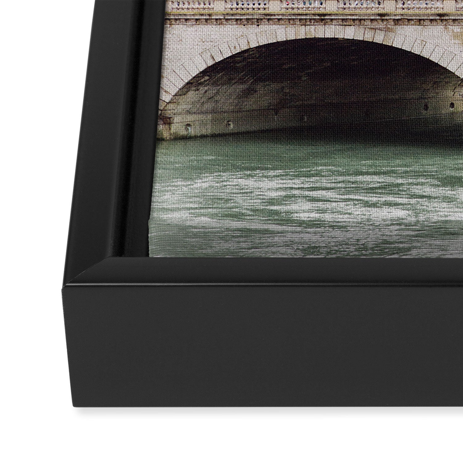 Notre Dame Cathedral on the Seine - Travel Photography, Paris  Framed Canvas Print Gallery Image 3