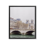 Notre Dame Cathedral on the Seine - Travel Photography, Paris  Framed Canvas Print Gallery Image 6