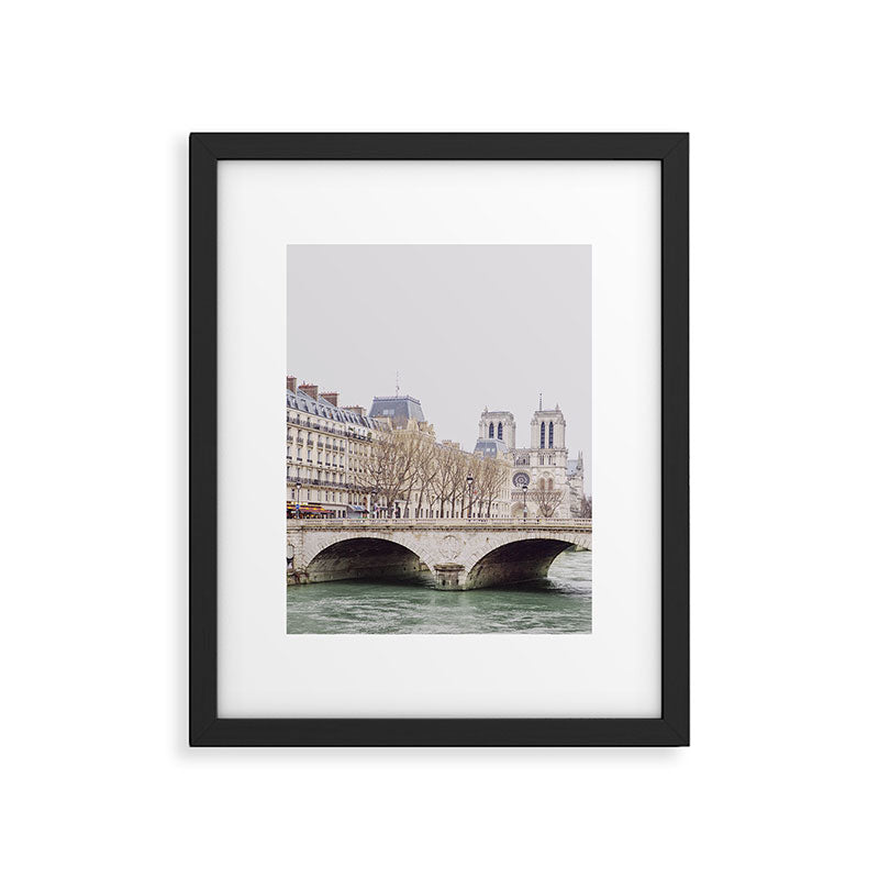 Notre Dame Cathedral on the Seine - Travel Photography, Paris  Framed Art Print Gallery Image 5