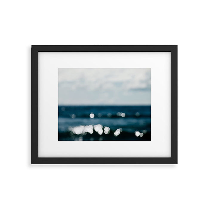 Ocean Glitter Framed Art Print Gallery Image 1