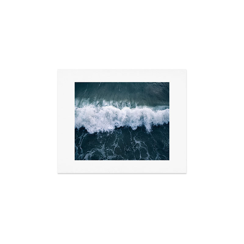 Ocean Wave Aerial Art Print Gallery Image 1