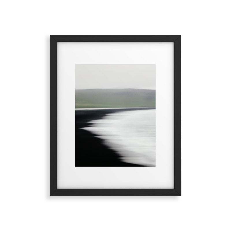 Ocean Waves in Iceland - Abstract Landscape Photography Framed Art Print Gallery Image 5