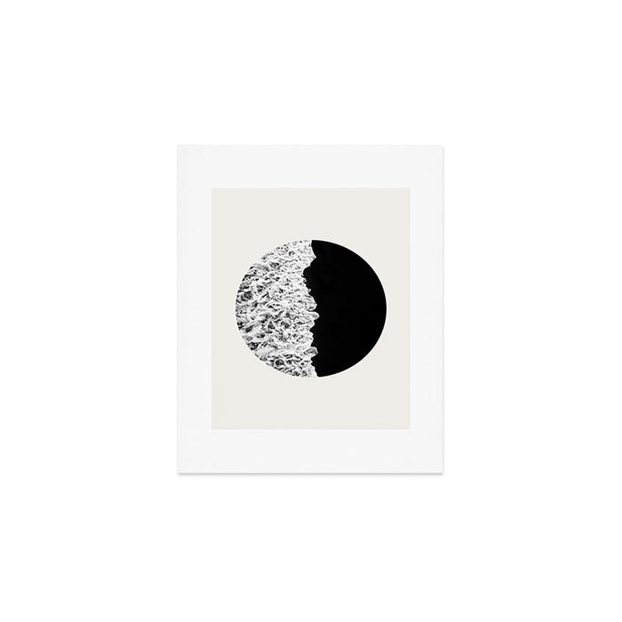 Ocean Yin Yang - Landscape Art Print, Black and White Photography  Art Print Gallery Image 1