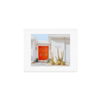 Orange Door in Palm Springs Art Print Gallery Image 1