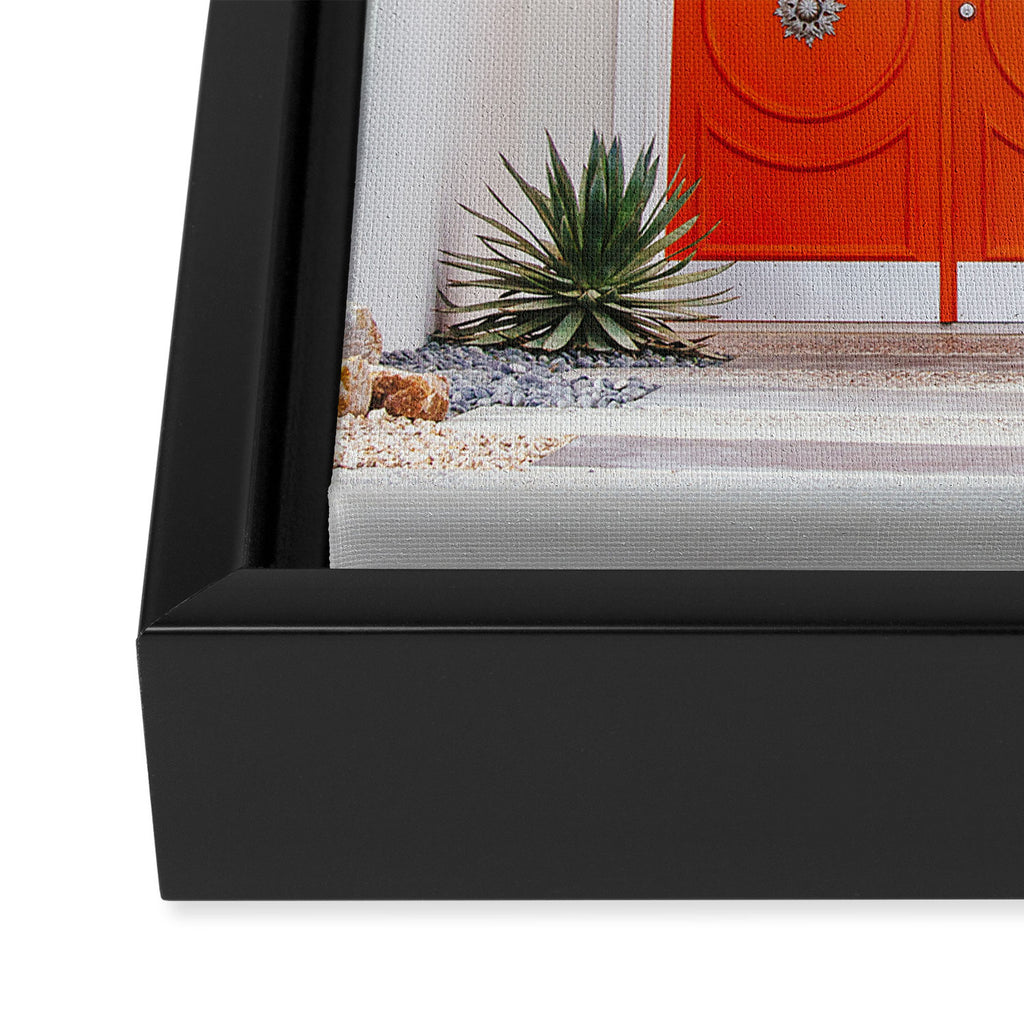 Orange Door in Palm Springs Framed Canvas Print Gallery Image 3