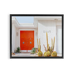 Orange Door in Palm Springs Framed Canvas Print Gallery Image 6