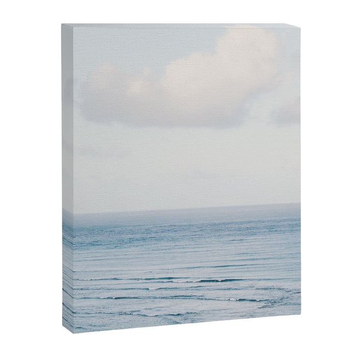 Pale Blue Sea - Ocean, Nature Photography Canvas Print Gallery Image 1
