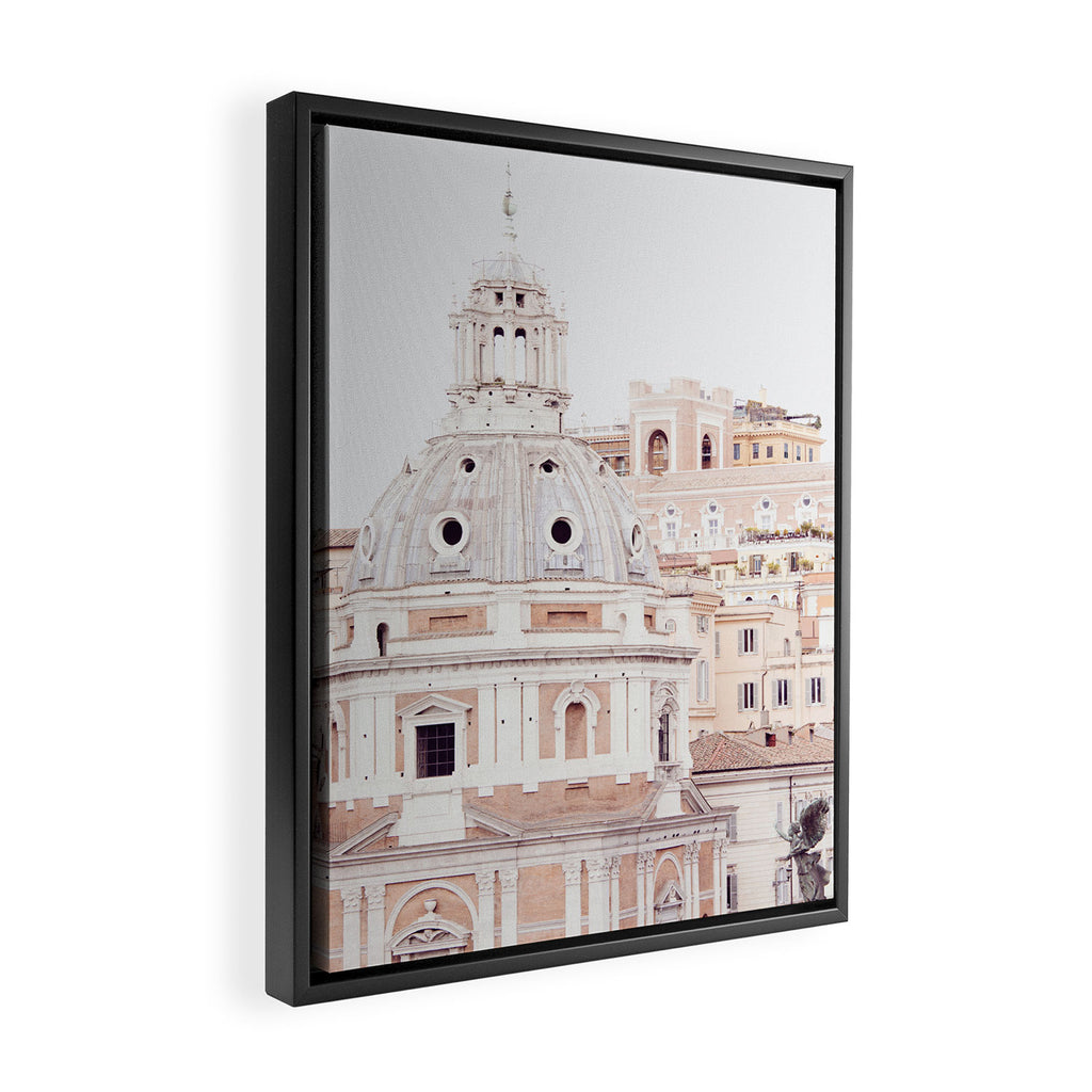 Pale Rome | Travel Photography Art Print | Architecture Framed Canvas Print Gallery Image 2