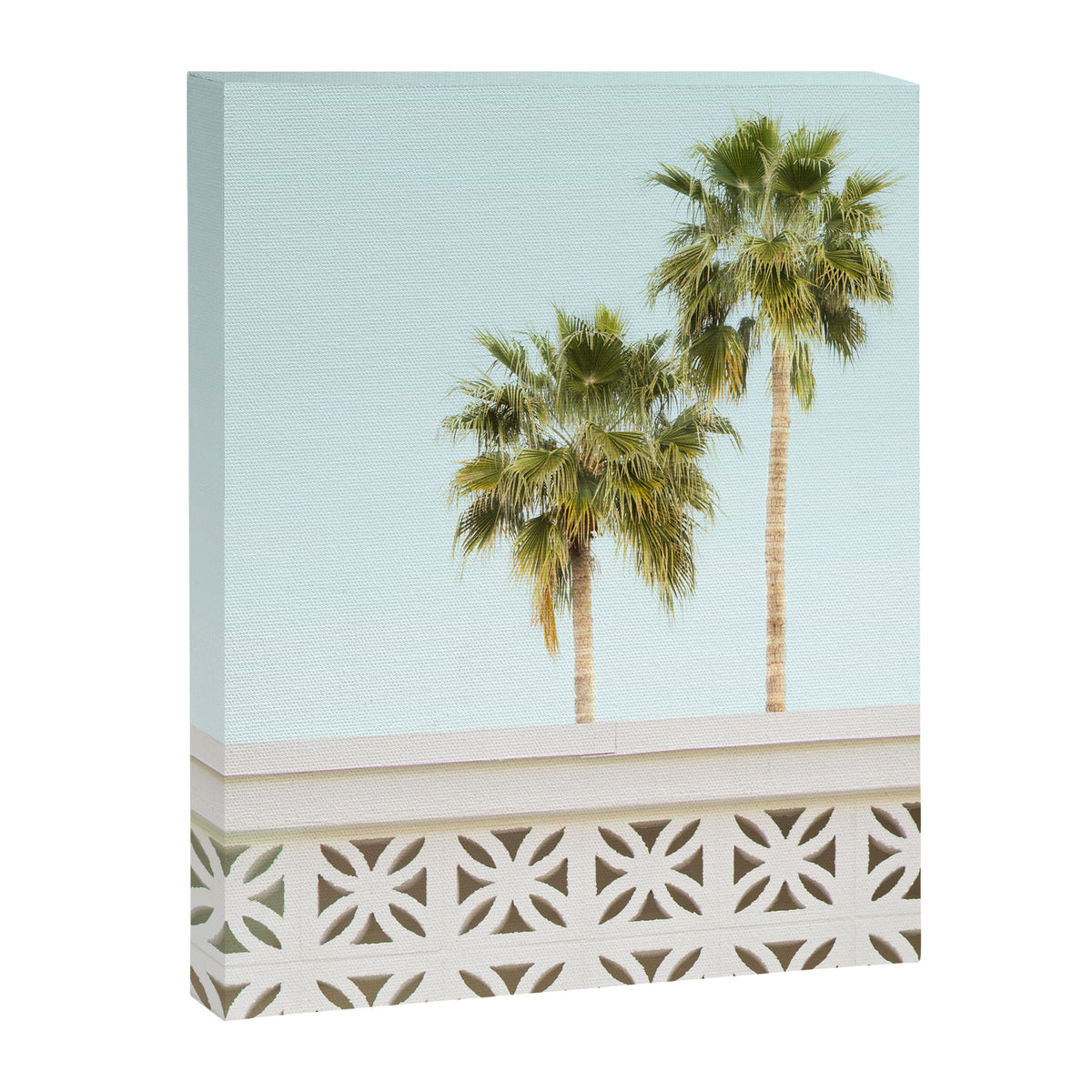 Palm Springs Breeze Block I - MidCentury Modern Canvas Print Gallery Image 6