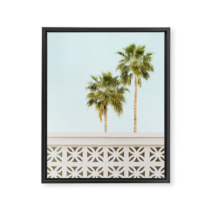 Palm Springs Breeze Block I - MidCentury Modern Framed Canvas Print Gallery Image 1