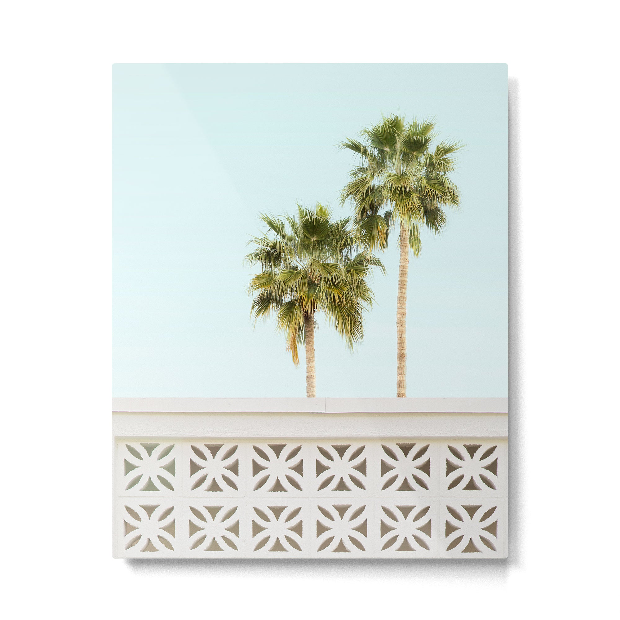 Palm Springs Breeze Block I - MidCentury Modern Metal Print Gallery Image 4