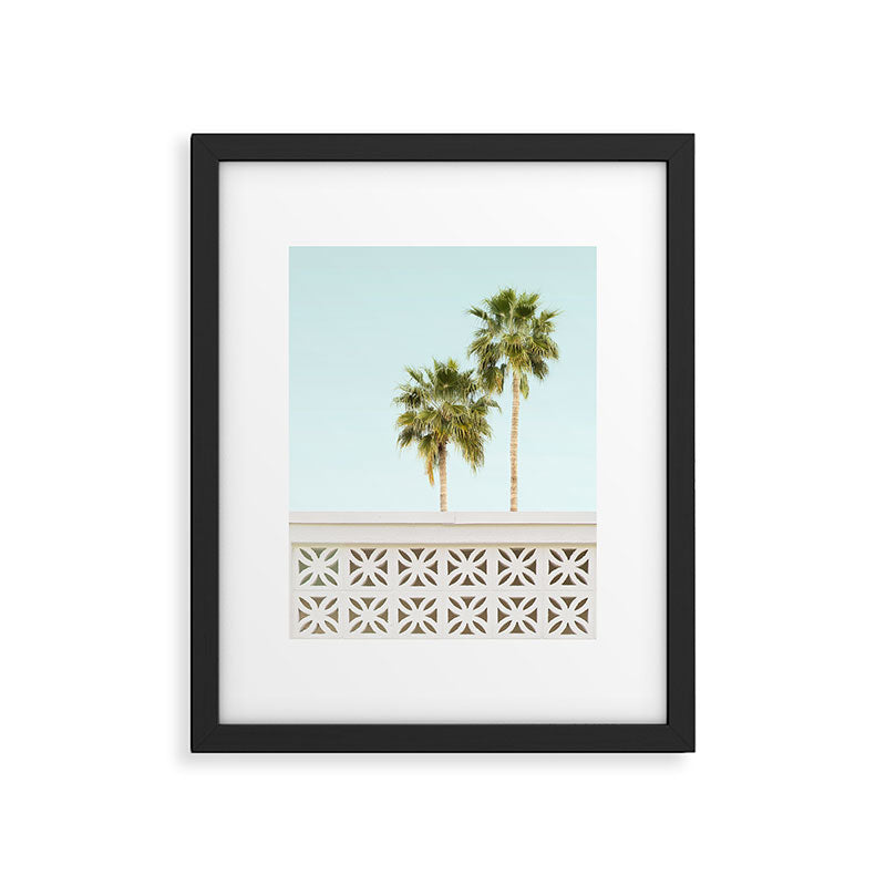 Palm Springs Breeze Block I - MidCentury Modern Framed Art Print Gallery Image 5