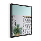 Palm Springs Cactus Framed Canvas Print Gallery Image 2