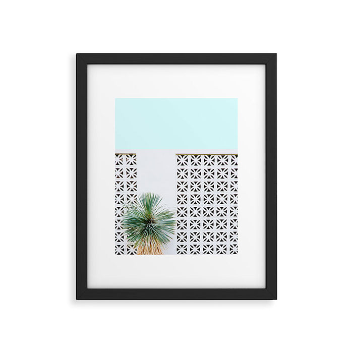 Palm Springs Cactus Framed Art Print Gallery Image 1