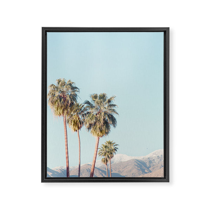Palm Springs Palm Trees Framed Canvas Print Gallery Image 1