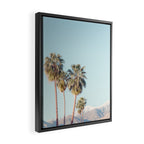 Palm Springs Palm Trees Framed Canvas Print Gallery Image 2